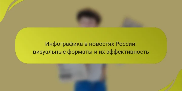 Инфографика в новостях России: визуальные форматы и их эффективность
