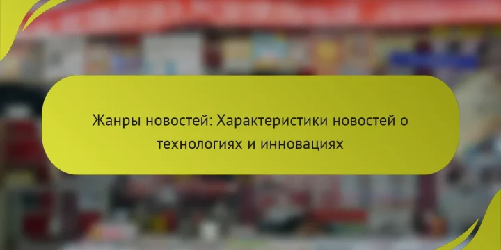 Жанры новостей: Характеристики новостей о технологиях и инновациях